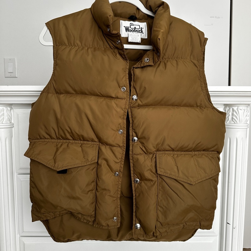 WOOLRICH Goose Down Vest (M) Lightweight Minimal